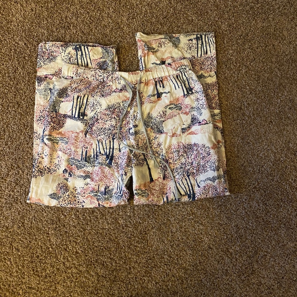 Anthropologie Drawstring Pajama Pants